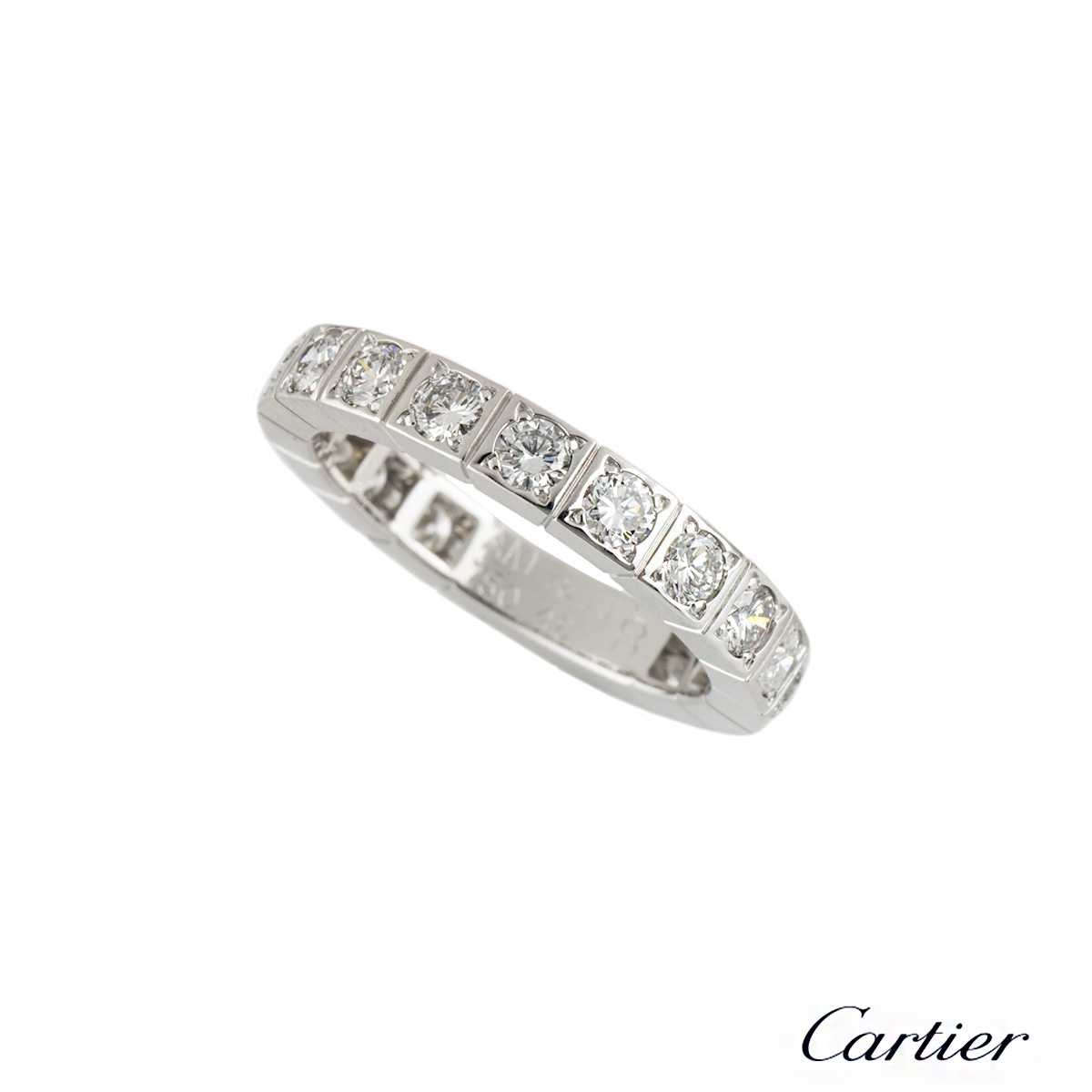 Cartier 18k White Gold Diamond Set 